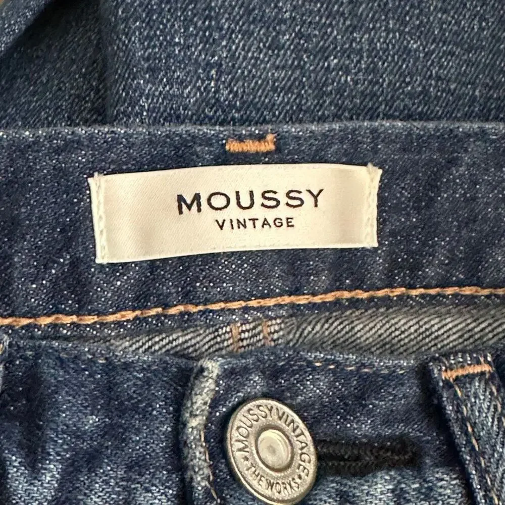 Moussy Vintage Ace Skinny Jean Dark Blue - Picture 8 of 9